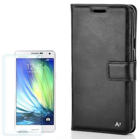 Gpack Samsung Galaxy A7 A710 Kartvizitli Kapaklı Siyah Kılıf