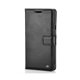 Gpack Samsung Galaxy A7 A710 Kartvizitli Kapaklı Siyah Kılıf