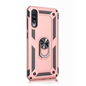 Gpack Samsung Galaxy A70 Vega Standlı Yüzüklü Mıknatıslı Kırmızı Kılıf
