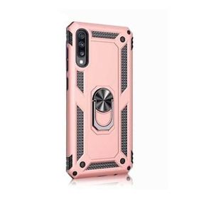 Gpack Samsung Galaxy A70 Vega Standlı Yüzüklü Mıknatıslı Kırmızı Kılıf