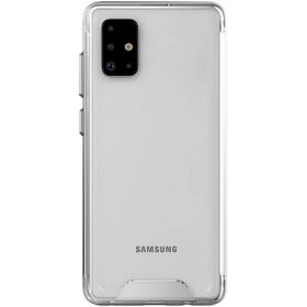 Gpack Samsung Galaxy A71 Gard Nitro Şeffaf Sert Şeffaf Silikon Cep Telefonu Kılıf