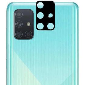 Gpack Samsung Galaxy A71 Parfe Kamera Korumalı Çerçeveli Silikon Siyah Cep Telefonu Kılıfı