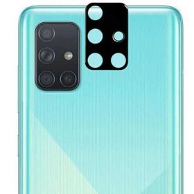 Gpack Samsung Galaxy A71 Parfe Kamera Korumalı Çerçeveli Silikon Siyah Cep Telefonu Kılıfı