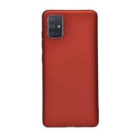 Gpack Samsung Galaxy A71 Premier Esnek Koruma Kırmızı Silikon Cep Telefonu Kılıf