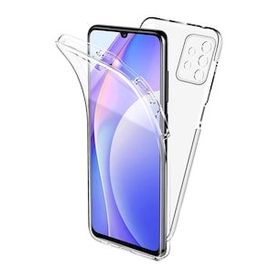 Gpack Samsung Galaxy A72 Kaff Kamera Koruma Arkası Şeffaf Silikon Mor Cep Telefonu Kılıfı