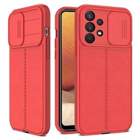 Gpack Samsung Galaxy A72 Mara Silikon Mat Soft Kamera Korumalı Lansman Kırmızı Cep Telefonu Kılıfı