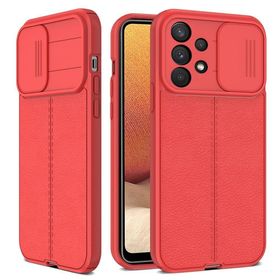 Gpack Samsung Galaxy A72 Mara Silikon Mat Soft Kamera Korumalı Lansman Kırmızı Cep Telefonu Kılıfı