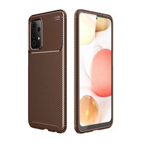 Gpack Samsung Galaxy A72 Negro Karbon Dizayn Silikon Lacivert Kılıf