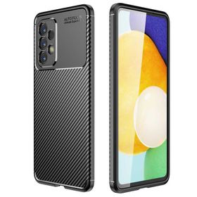 Gpack Samsung Galaxy A73 5G Negro Karbon Kamera Korumalı Silikon Siyah Kılıf