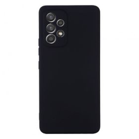 Gpack Samsung Galaxy A73 Mat Kamera Korumalı Premier Mat Silikon Siyah Kılıf
