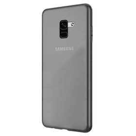 Gpack Samsung Galaxy A8 Plus 2018 0.2 mm Mavi Silikon Kılıf