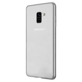 Gpack Samsung Galaxy A8 Plus 2018 0.2 mm Mavi Silikon Kılıf