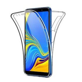 Gpack Samsung Galaxy A9 2018 Ön Arka Şeffaf Silikon Koruma Şeffaf Cep Telefonu Kılıfı