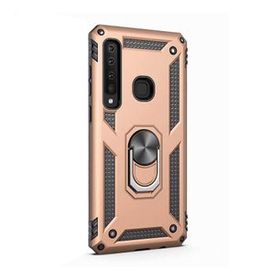 Gpack Samsung Galaxy A9 2018 Vega Standlı Yüzüklü Mıknatıslı Kırmızı Kılıf
