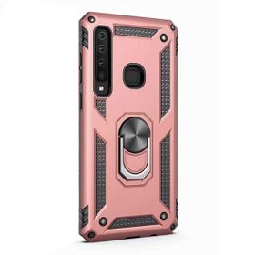 Gpack Samsung Galaxy A9 2018 Vega Standlı Yüzüklü Mıknatıslı Kırmızı Kılıf