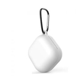 Gpack Samsung Galaxy Buds 2 Pro Kancalı Mat Silikon Soft Tpu SF8 Beyaz Kılıf