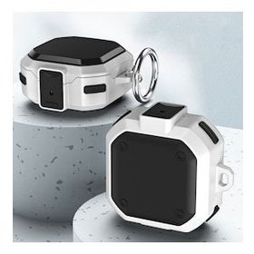Gpack Samsung Galaxy Buds 2 Pro Tank Klipsli Çift Renk Koruma SF11 Beyaz Kılıf