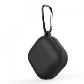 Gpack Samsung Galaxy Buds FE Kancalı Mat Silikon SF8 Siyah Kılıf