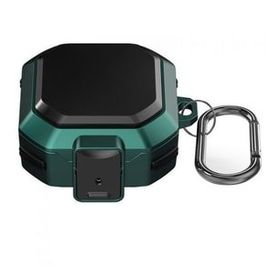 Gpack Samsung Galaxy Buds FE Tank Çift Renk Koruma SF11 Koyu Yeşil Kılıf