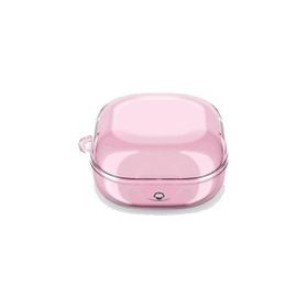 Gpack Samsung Galaxy Buds FE Transparan Kancalı Silikon SF14 Pembe Kılıf