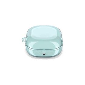 Gpack Samsung Galaxy Buds Live Transparan Kancalı Silikon Sf14 Açık Mavi Kulaklık Kılıfı