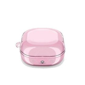 Gpack Samsung Galaxy Buds Live Transparan Kancalı Silikon Sf14 Pembe Kulaklık Kılıfı