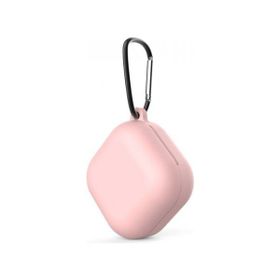 Gpack Samsung Galaxy Buds Silikon Kancalı Mat Açık Pembe Kılıf
