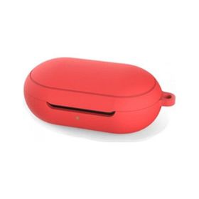 Gpack Samsung Galaxy Buds Silikon Kancalı Mat Kırmızı Kılıf