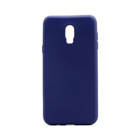 Gpack Samsung Galaxy C8 Silikon Lüx Premier Hassas Ekran Lacivert Kılıf