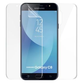 Gpack Samsung Galaxy C8 Silikon Lüx Premier Hassas Ekran Lacivert Kılıf