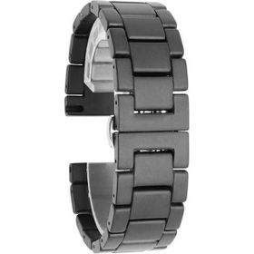 Gpack Samsung Galaxy Gear S3 20 mm Kordon Mat Seramik Kaplama Metal Siyah Kordon