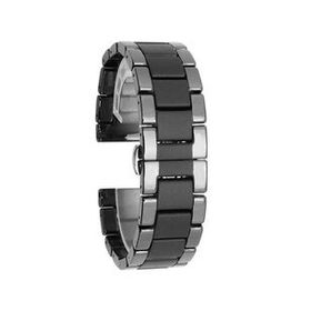 Gpack Samsung Galaxy Gear S3 20 mm Kordon Mat Seramik Kaplama Metal Siyah Kordon