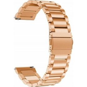 Gpack Samsung Galaxy Gear S3 20 mm Metal Sıralı Kordon Bronz Kordon