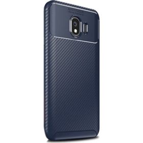 Gpack Samsung Galaxy J4 Lacivert Negro Karbon Dizayn Silikon Kılıf