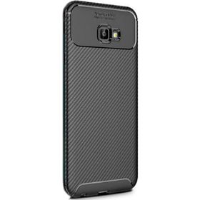 Gpack Samsung Galaxy J4 Plus Negro Karbon Dizayn Silikon Siyah Kılıf