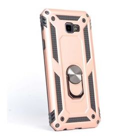 Gpack Samsung Galaxy J4 Plus Vega Standlı Yüzüklü Mıknatıslı Kırmızı Kılıf