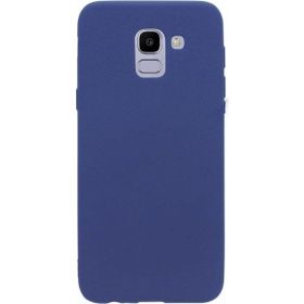 Gpack Samsung Galaxy J6 Lacivert Premier Silikon İpeksi Dokunuş Esnek Kılıf