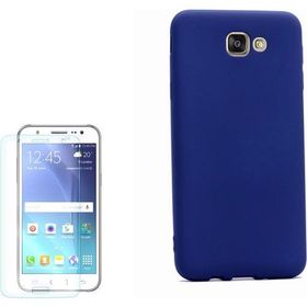 Gpack Samsung Galaxy J7 2015 Kılıf Premier Silikon Lacivert Kapak