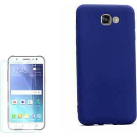 Gpack Samsung Galaxy J7 2015 Kılıf Premier Silikon Lacivert Kapak