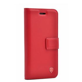 Gpack Samsung Galaxy J7 2016 Kartvizitli Standlı Delüx Kırmızı Kılıf