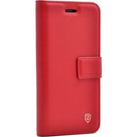 Gpack Samsung Galaxy J7 2016 Kartvizitli Standlı Delüx Kırmızı Kılıf