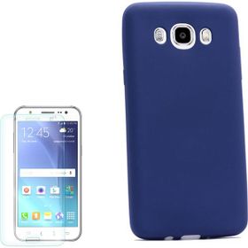 Gpack Samsung Galaxy J7 2016 Kılıf Premier Silikon Lacivert Kapak