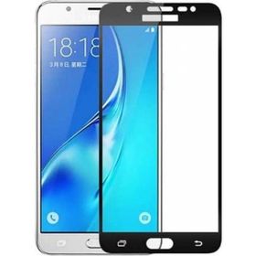 Gpack Samsung Galaxy J7 Core Full Kapatan Renkli Cam Siyah Cep Telefonu Kılıfı