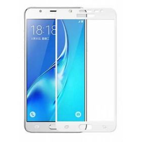 Gpack Samsung Galaxy J7 Core Full Kapatan Renkli Cam Siyah Cep Telefonu Kılıfı