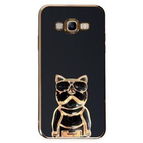 Gpack Samsung Galaxy J7 Core Kamera Korumalı Köpek Desenli Standlı Silikon Kılıf