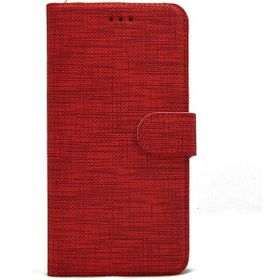Gpack Samsung Galaxy J7 Core Kartvizitli Exclusive Spor Cüzdan Kırmızı Cep Telefonu Kılıf