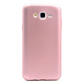 Gpack Samsung Galaxy J7 Core Premier Silikon Mat Kırmızı Kılıf