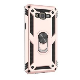 Gpack Samsung Galaxy J7 Core Tank Koruma Vega Standlı Yüzüklü Mıknatıslı Kırmızı Cep Telefonu Kılıf