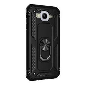 Gpack Samsung Galaxy J7 Core Tank Koruma Vega Standlı Yüzüklü Mıknatıslı Kırmızı Cep Telefonu Kılıf
