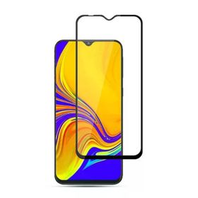 Gpack Samsung Galaxy M10 Full Kapatan Renkli Siyah Cam Tam Koruma